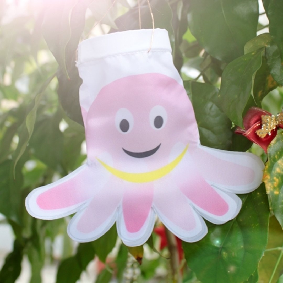 小章鱼旗15CM (粉红) - 摆饰 - 其他材质 粉红色