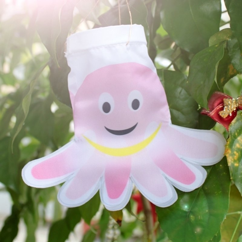 小章鱼旗15CM (粉红) - 摆饰 - 其他材质 粉红色