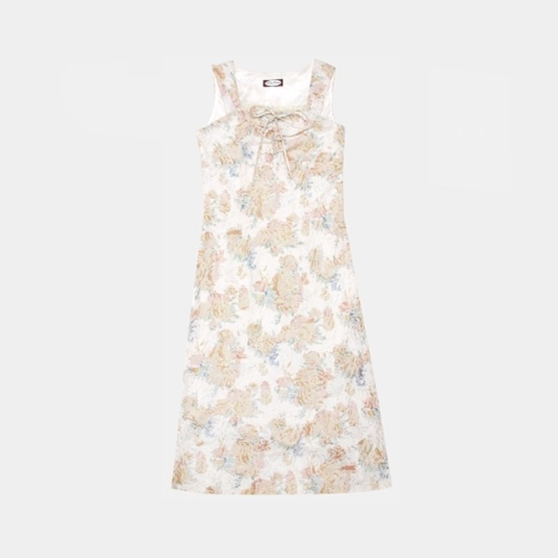 │moderato│古典浪漫蕾丝花卉古着连身裙│礼物.森林复古.女朋友.独特.文艺 - 洋装/连衣裙 - 其他材质 多色