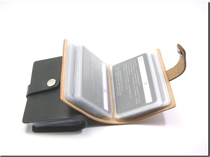 手缝皮件-----信用卡夹 - 证件套/卡套 - 真皮 