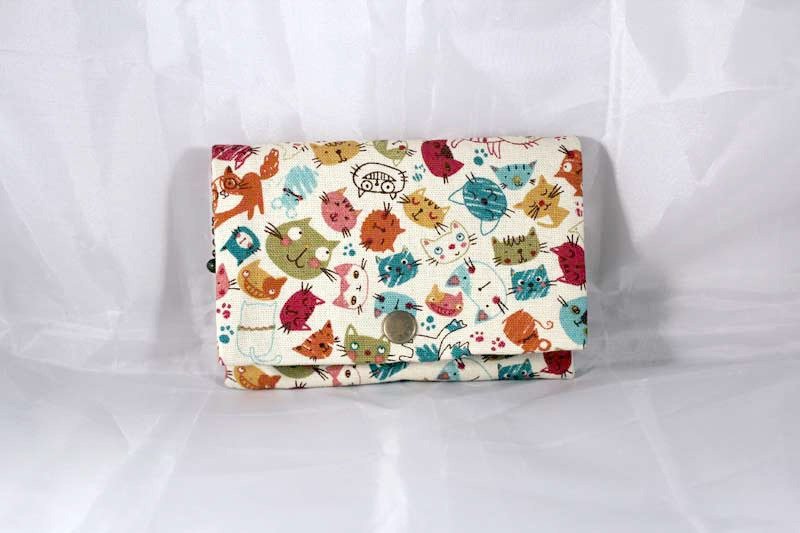 多层次零钱包-好多好多的猫咪 - 皮夹/钱包 - 其他材质 金色