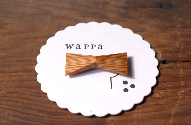 ∴ 雪松胸针 ∵ - 胸针 - 木头 咖啡色