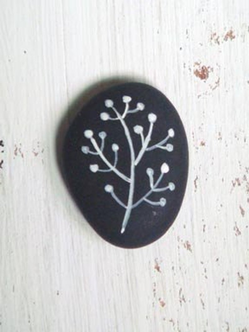 石头插画 - 摆饰 - 宝石 白色