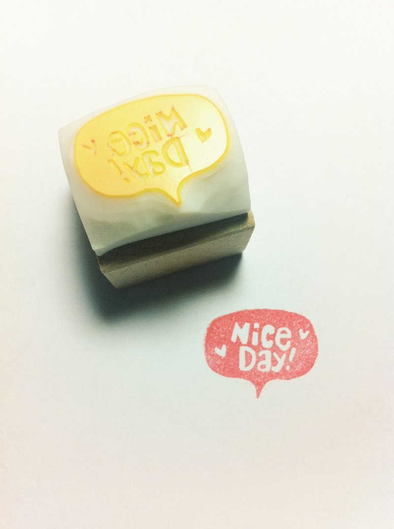 Deerday手刻图章 - NICE DAY♥♥♥ - 印章/印台 - 其他材质 红色