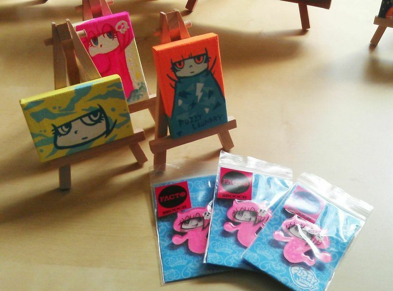 日本设计师 Torry 迷你画作/手工别针  - 其他 - 其他材质 