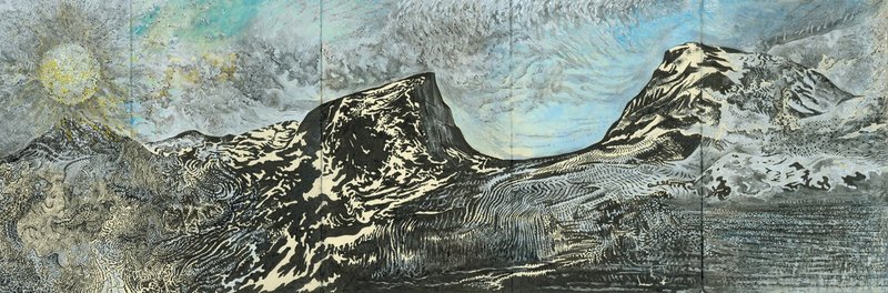 ✐Liuyingchieh Books✐ Lapporten Abisko 艺术微喷 Giclée 数位版画 - 海报/装饰画/版画 - 纸 蓝色
