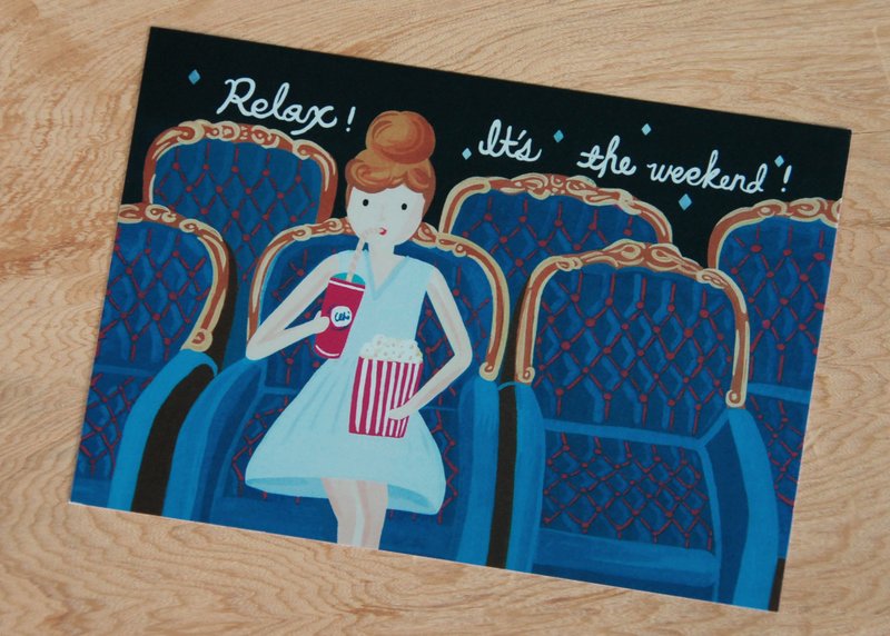 chienchien - It's the weekend- 插画明信片 / 卡片 - 卡片/明信片 - 纸 