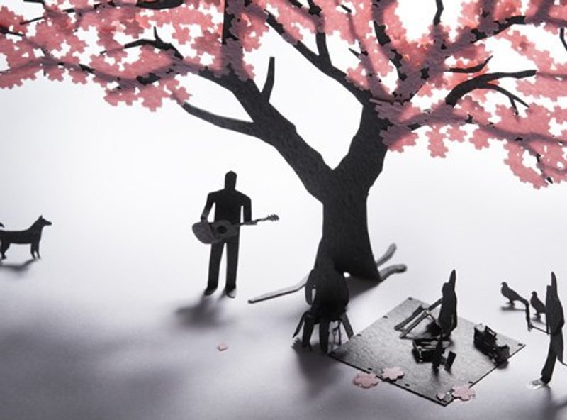 1/100  建筑模型用添景  No.11 樱花篇 - 木工/竹艺/纸艺 - 纸 粉红色