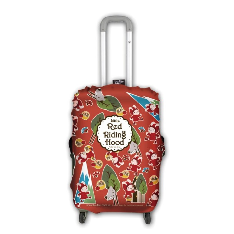 Foufou缤纷行李箱套v.3(Bon Voyage / 小红帽) -L - 行李箱/行李箱保护套 - 其他材质 红色