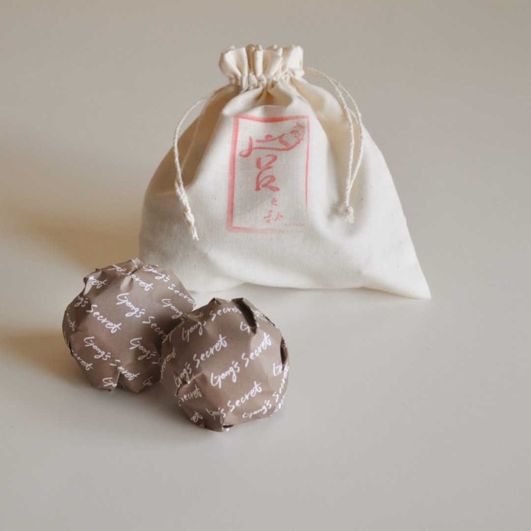 宫之秘 白芷贵妃入浴球(二入) | Bath Bomb 泡澡球 入浴剂 泡脚剂 80g (白芷 金银花 龙胆草 艾草) - 其他 - 植物．花 