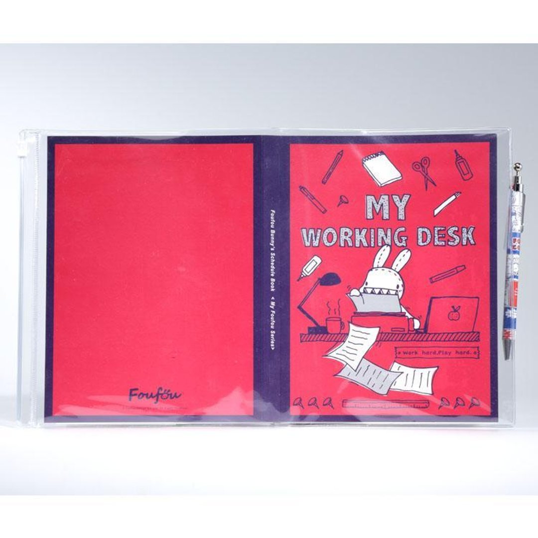 《Foufou》MY万用手帐 - Working Desk - 笔记本/手帐 - 纸 红色