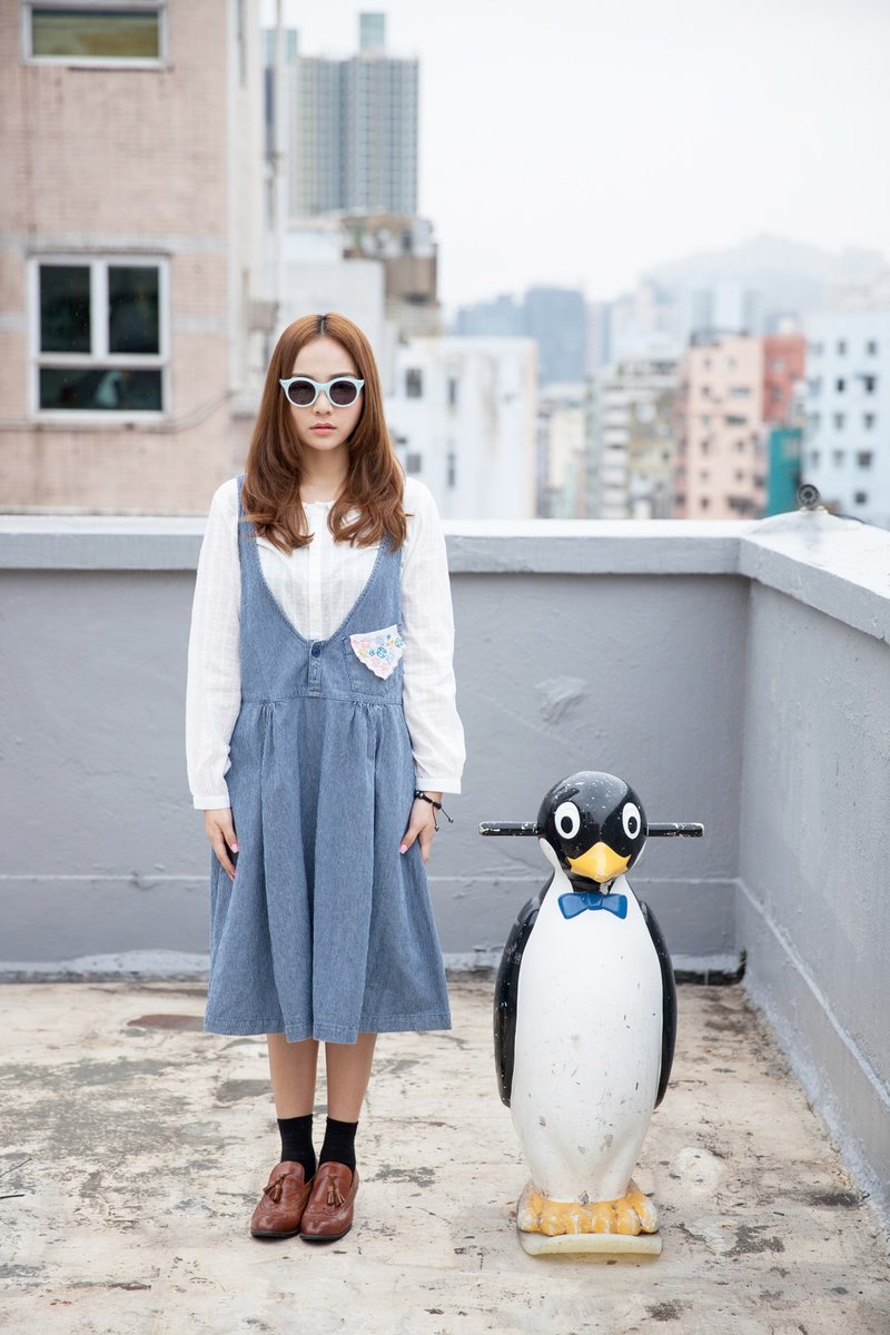 [清货特价] 手工制作 60s复古猫眼圆框太阳眼镜 - 眼镜/眼镜框 - 塑料 蓝色