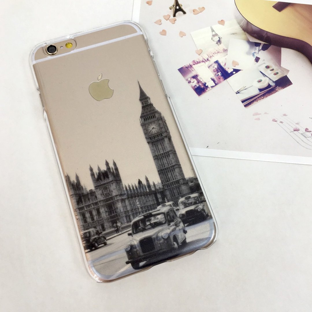 香港原创设计 伦敦景观 iPhone X,  iPhone 8,  iPhone 8 Plus, iPhone 7, iPhone 7 Plus, iphone 6/6S , iphone 6/6S PLUS, Samsung Galaxy Note 7 透明手机壳 - 其他 - 塑料 