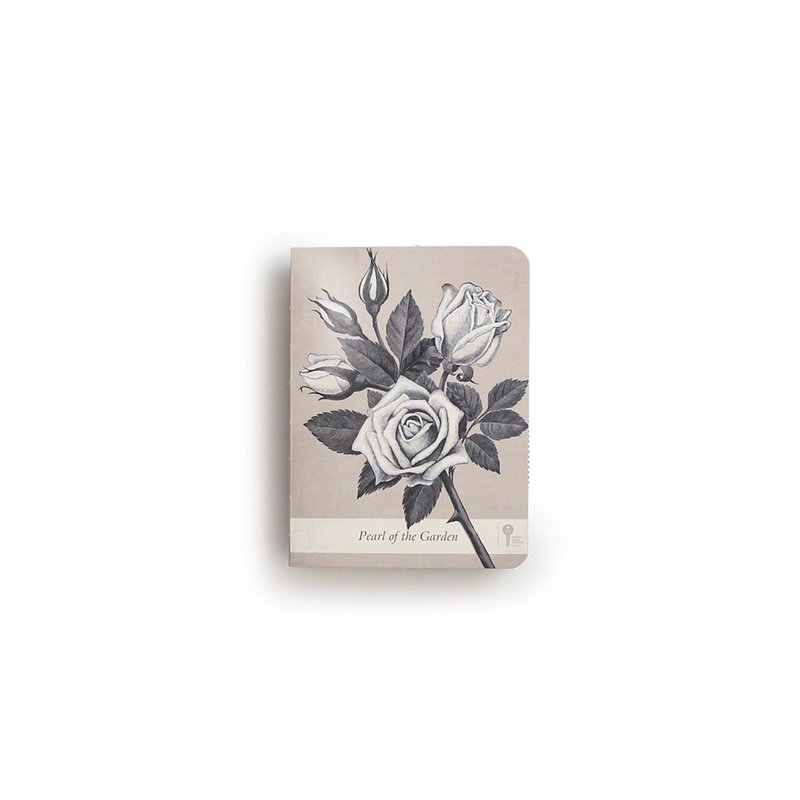 九口山原创320p牛皮纸裸装笔记本 - 玫瑰 - 笔记本/手帐 - 纸 白色