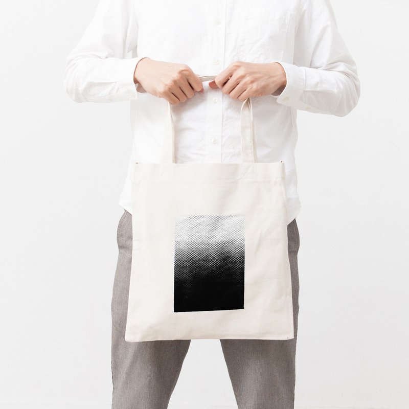 蓝/黑 色票渐层手提肩揹两用购物袋 - 侧背包/斜挎包 - 其他材质 蓝色