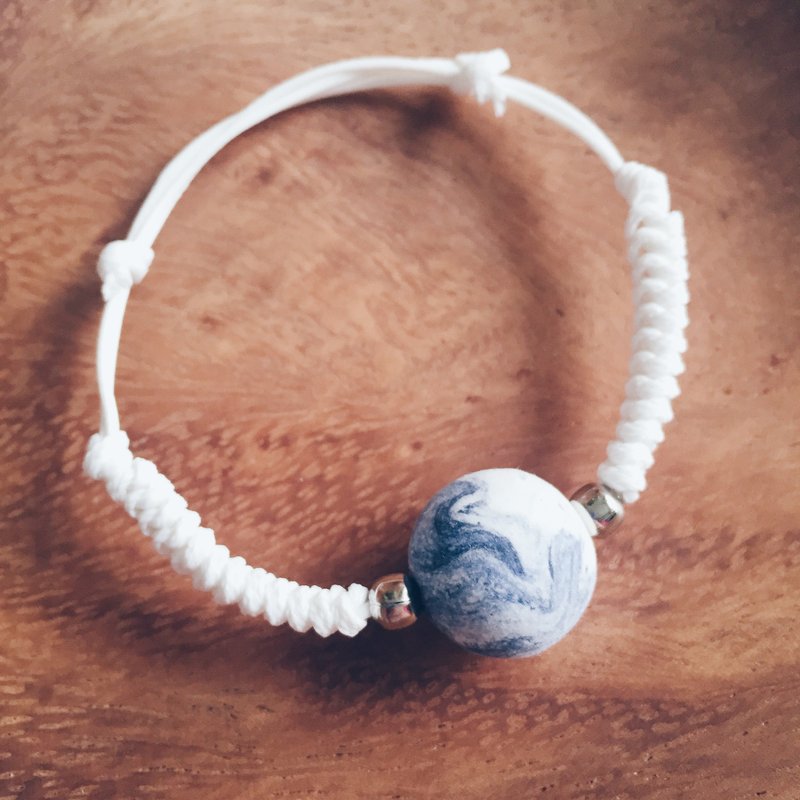 轻黏土手织手绳●Ink Style Bracelet● - 手链/手环 - 粘土 
