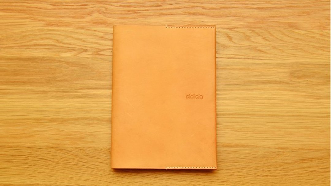 Notebook 手工牛皮书套A5 / 原色 - 笔记本/手帐 - 真皮 金色
