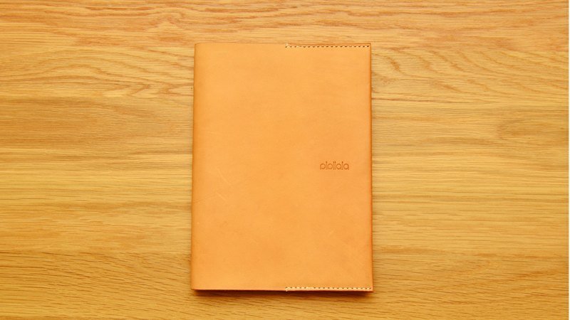 Notebook 手工牛皮书套A5 / 原色 - 笔记本/手帐 - 真皮 金色