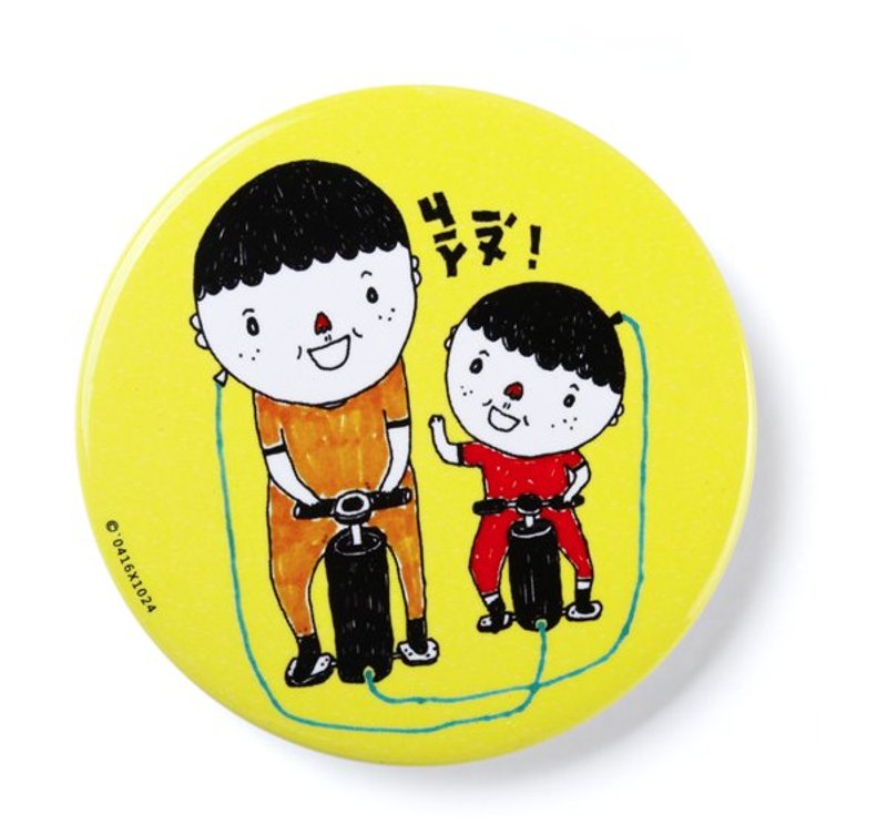 加油／徽章 - 徽章/别针 - 其他金属 黄色