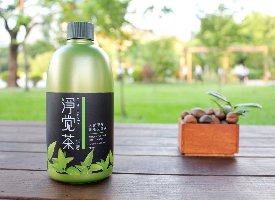 年终居家大扫除好帮手 茶宝 净觉茶 茶籽地板清洁液 500ML - 其他 - 植物．花 绿色
