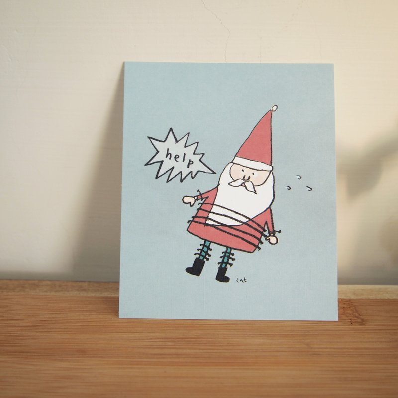 放开内个公公-圣诞卡 - 卡片/明信片 - 纸 多色