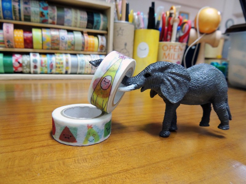 几何排排站 ✡ 纸胶带 - 纸胶带 - 纸 多色