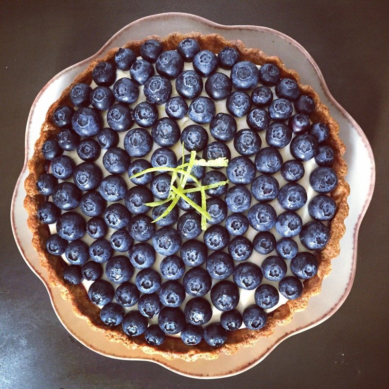 经典蓝莓塔 - 咸派/甜派 - 新鲜食材 蓝色