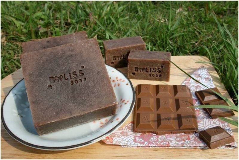 浓情巧克力手工皂 - 肥皂/手工皂 - 新鲜食材 咖啡色