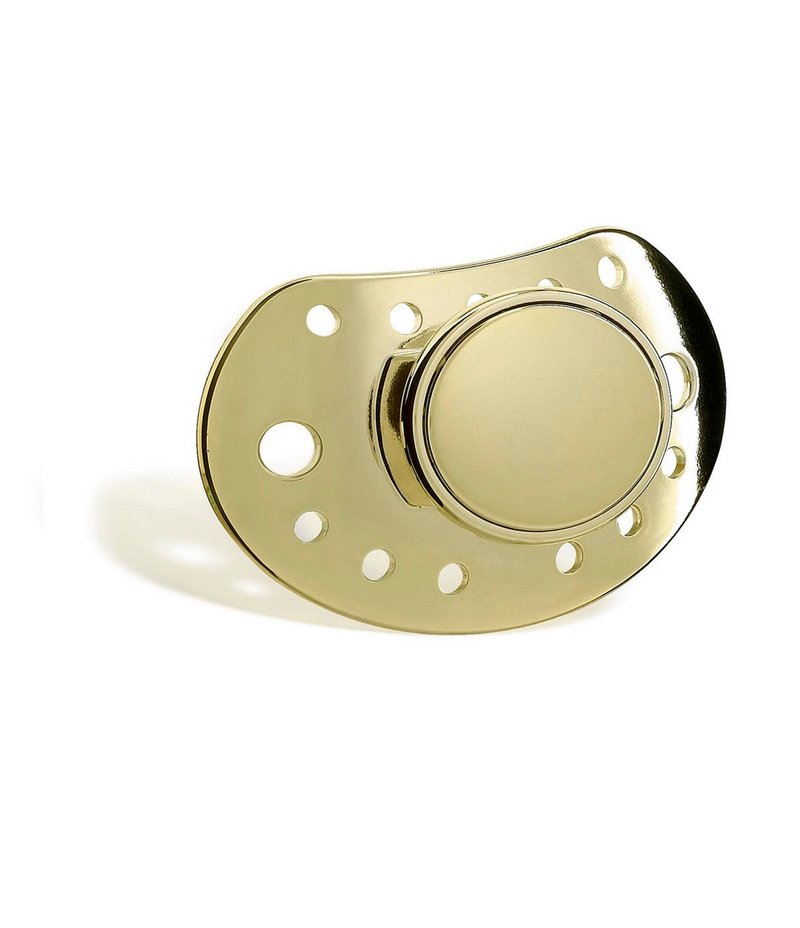 【瑞典ELODIE DETAILS】金奶嘴 限定价 - 围嘴/口水巾 - 硅胶 金色