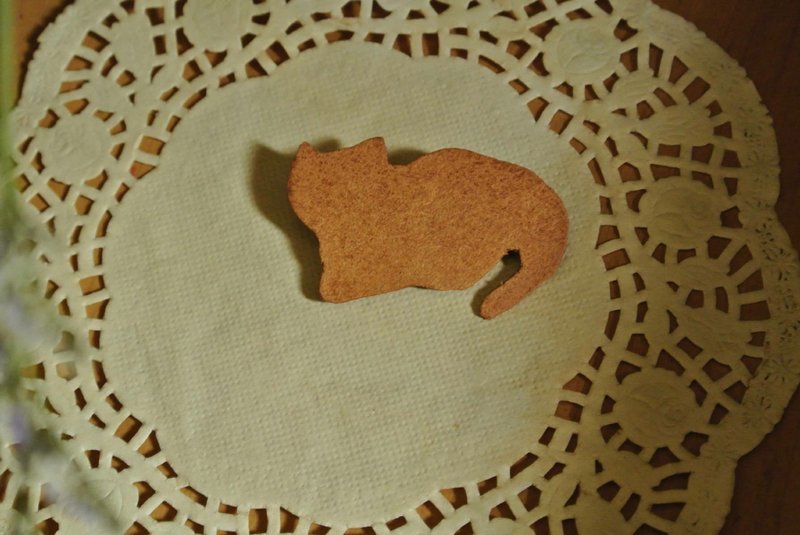 【 T - C 】 复古 皮革 别针 胸针 - 胸针 - 其他材质 