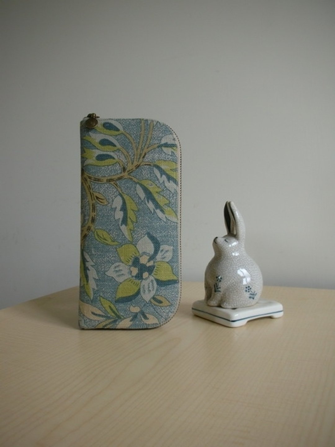 bagme 梦陀螺粗纺厚棉麻-长夹/皮夹/零钱包 - 皮夹/钱包 - 其他材质 绿色