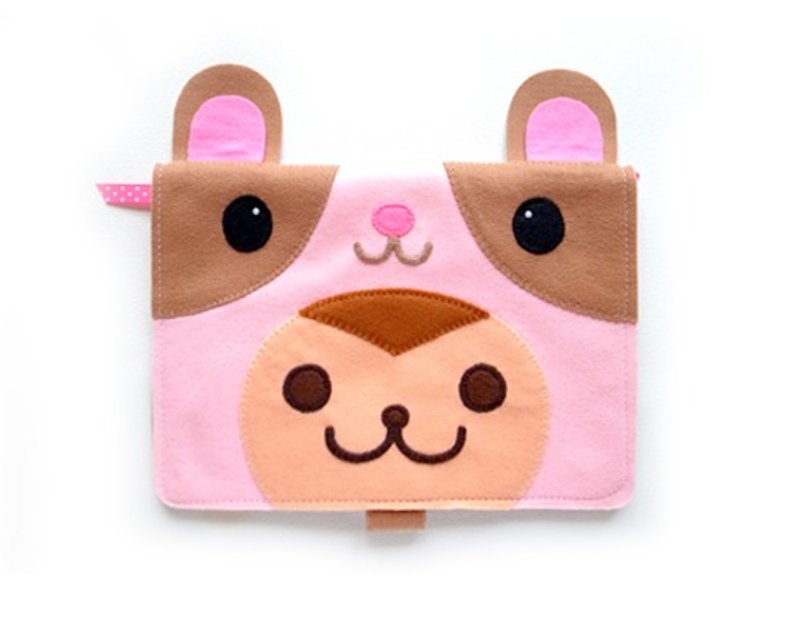 BoSARU 兔年兔宝 道奇兔猴 妈妈宝宝手册书套 - 书衣/书套 - 聚酯纤维 粉红色