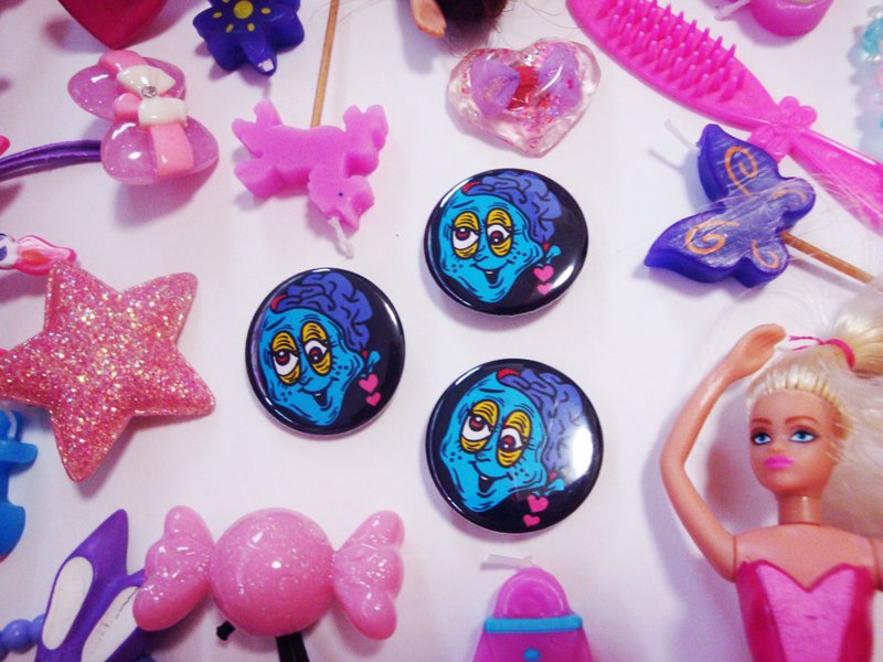 《胸章 别针 胸针》有僵尸！彩色调 - 胸针 - 其他金属 多色