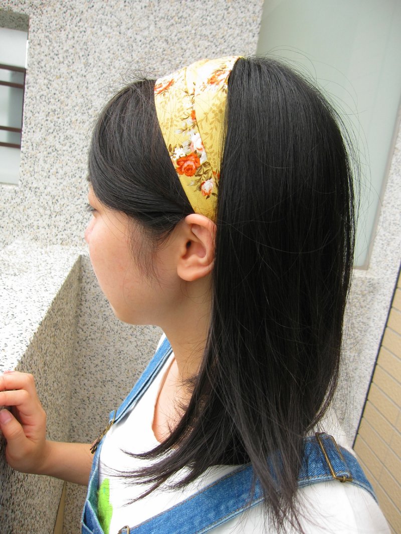 小红花发带 - 发饰 - 其他材质 黄色