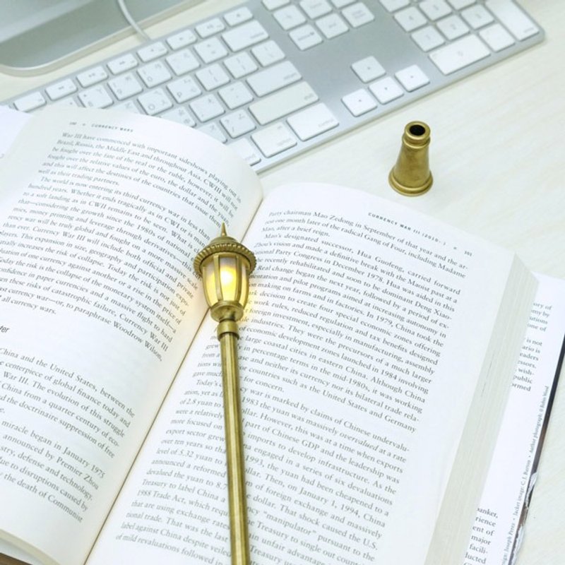 TAISO 微生物系列 -微型古典街灯笔-古典金 - 其他书写用品 - 塑料 