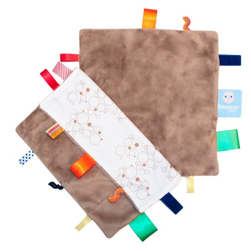 荷兰Snoozebaby美梦成真安抚巾-浅棕 - 玩具/玩偶 - 棉．麻 咖啡色