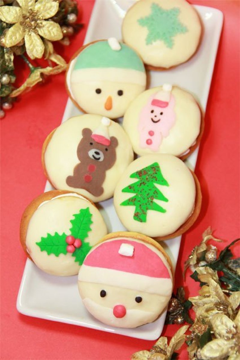 圣诞节礼物 圣诞限定屋比派Whoopie Pie(7款造型) - 蛋糕/甜点 - 新鲜食材 