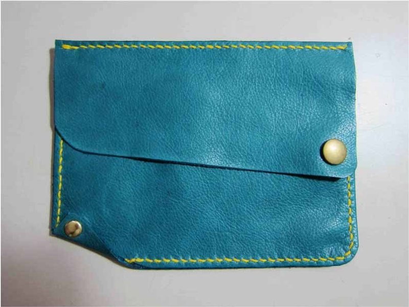 琢青绿护照套 - 证件套/卡套 - 真皮 