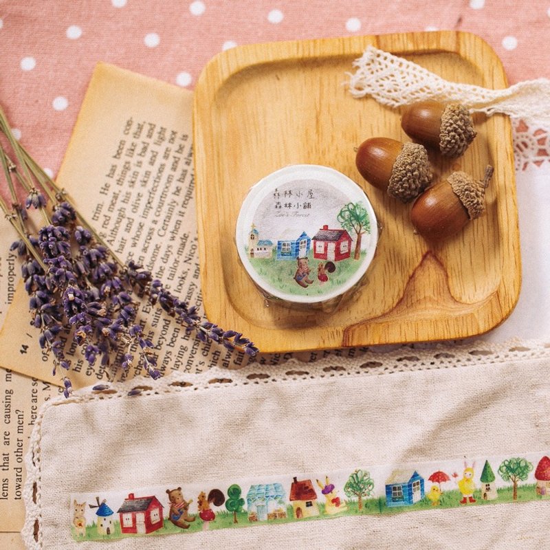 Zoe's forest 6号和纸胶带－森林小屋 - 纸胶带 - 纸 