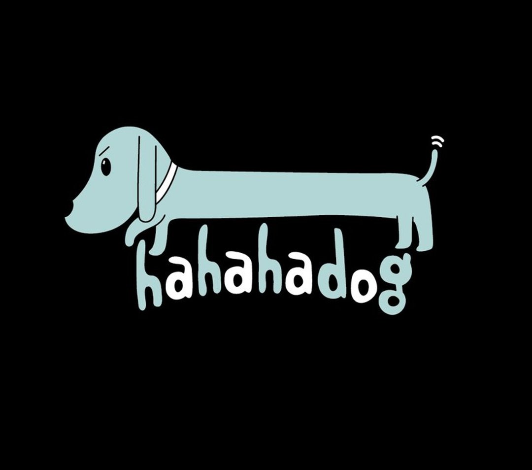 | hahahadog | - 女装 T 恤 - 棉 黑色