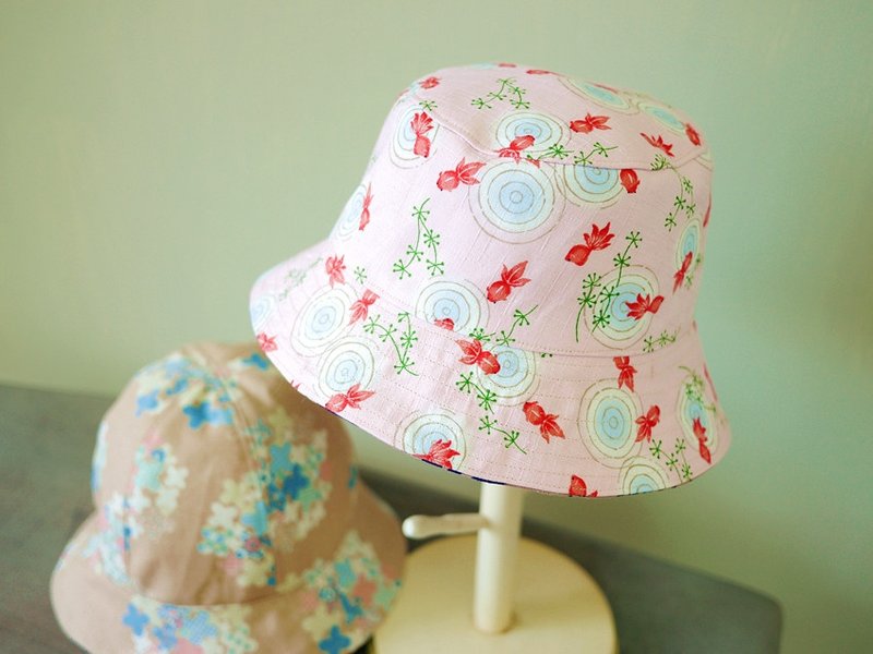 (定制商品)双面渔夫帽 平顶&圆顶各一 - 帽子 - 其他材质 金色