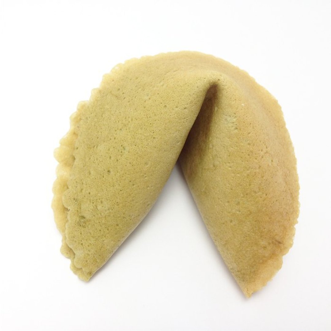【天天幸运饼】定制化签文~手工现烤幸运饼干 FORTUNE COOKIE 抹茶风味 - 其他 - 其他材质 绿色