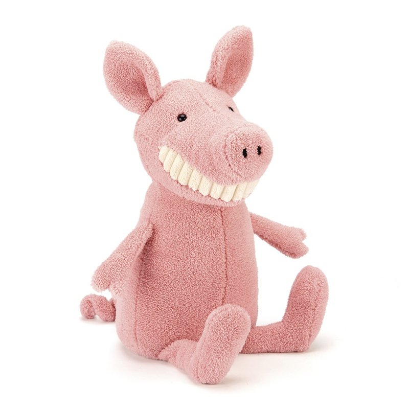 Toothy Pig 暴牙猪仔 粉红猪 36cm - 玩偶/公仔 - 聚酯纤维 粉红色