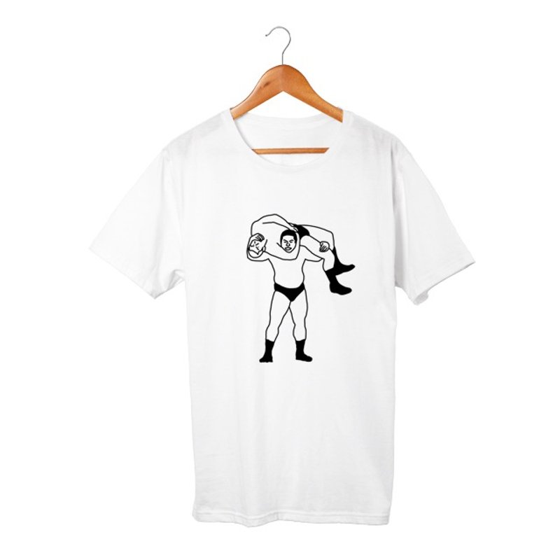 アルゼンチンバックブリーカー - 男装上衣/T 恤 - 棉．麻 白色