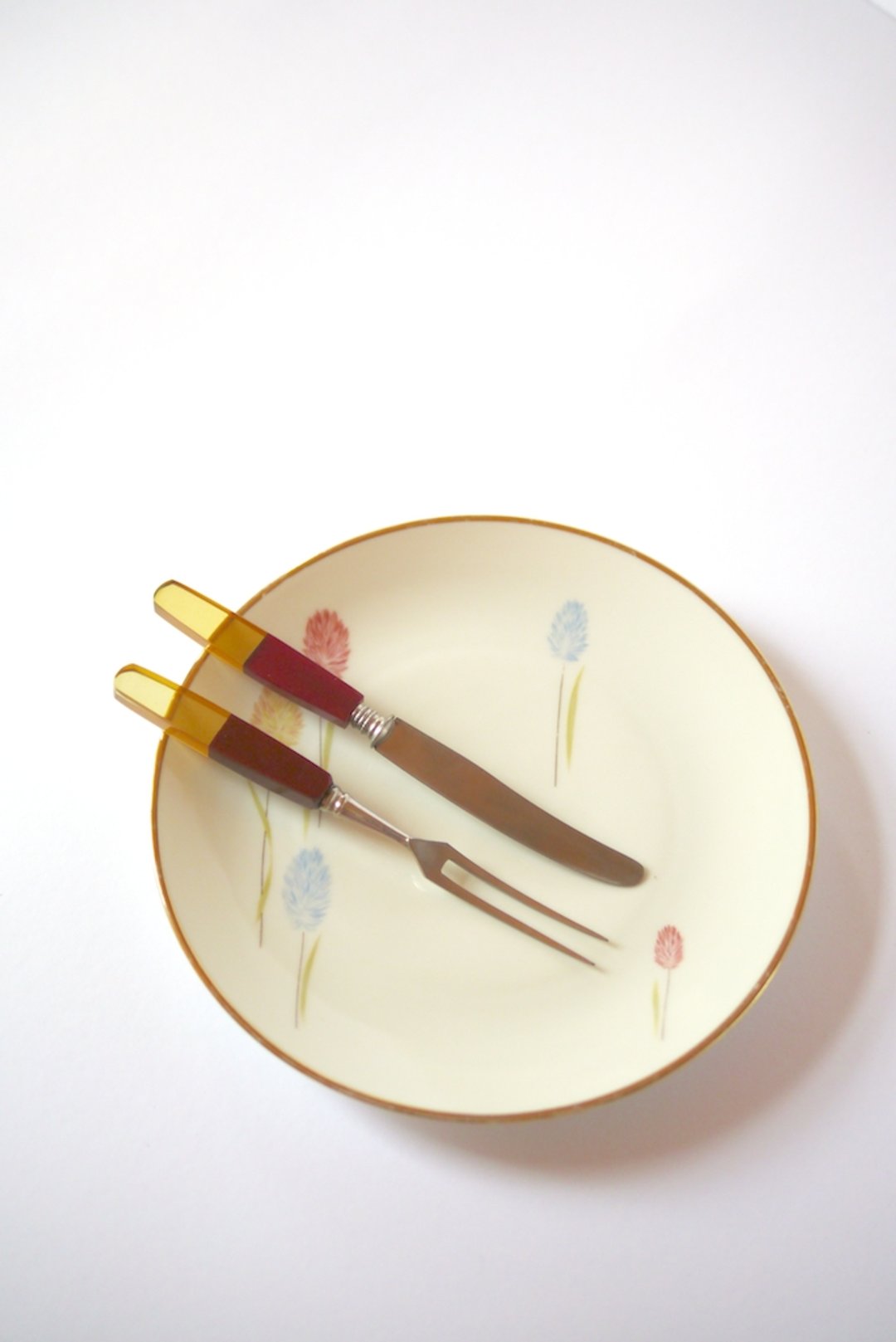Vintage 复古餐具组 - 餐刀/叉/匙组合 - 其他材质 多色
