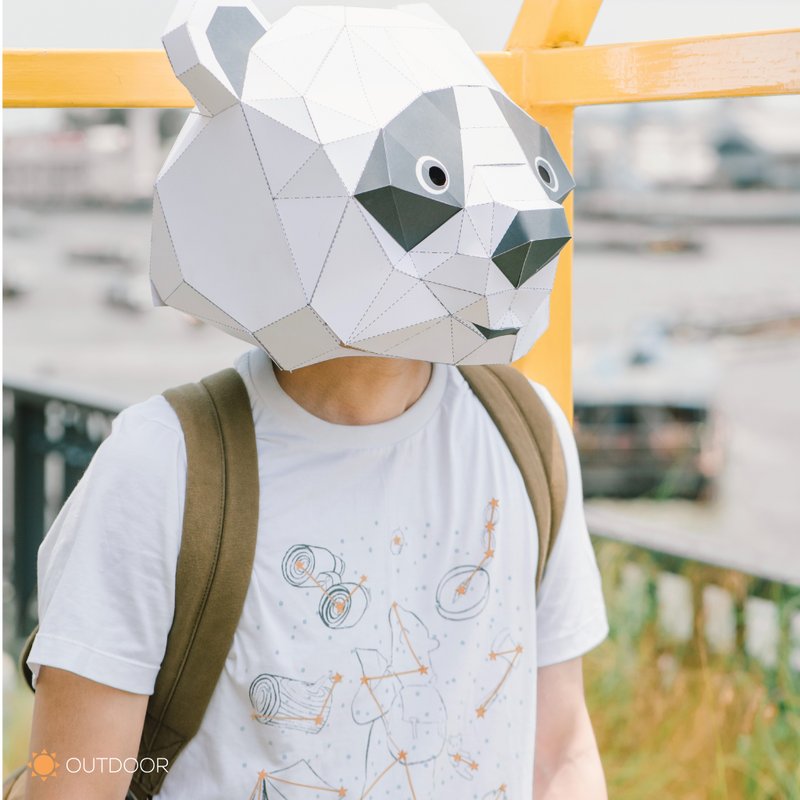 'GO WILD'随着温度改变颜色T-shirt - 中性连帽卫衣/T 恤 - 棉．麻 白色