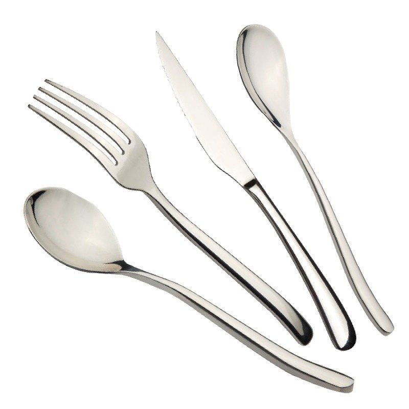 精铸不锈钢餐用套装_4入, 瑞典 GreeGreen 格力绿 (餐叉/汤匙/饭匙/刀子/餐刀/牛排刀/水果刀/304不锈钢/餐具) - 餐刀/叉/匙组合 - 其他金属 灰色