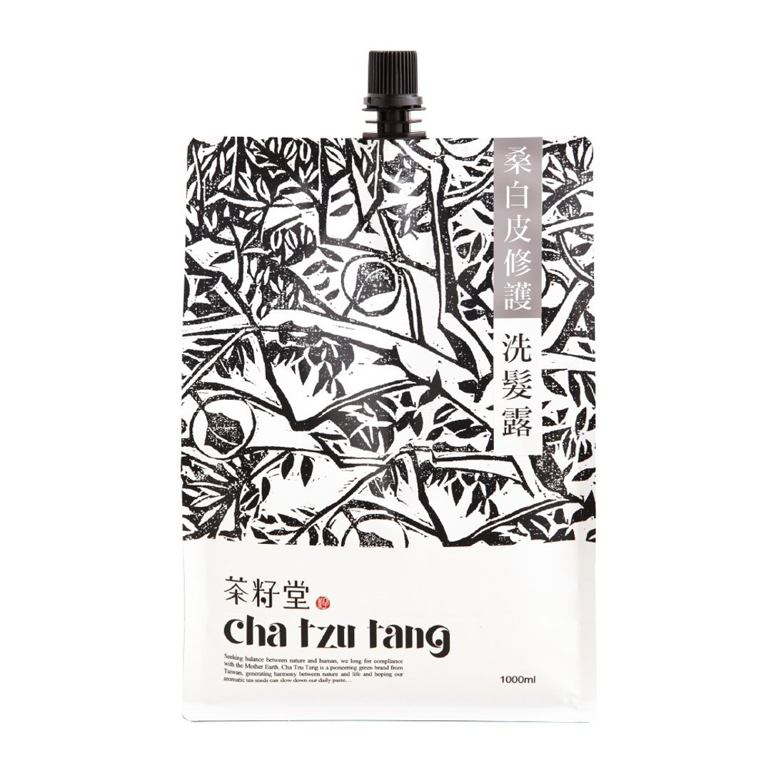 茶籽堂 桑白皮修护洗发露补充包 1L - 洗发用品 - 植物．花 红色