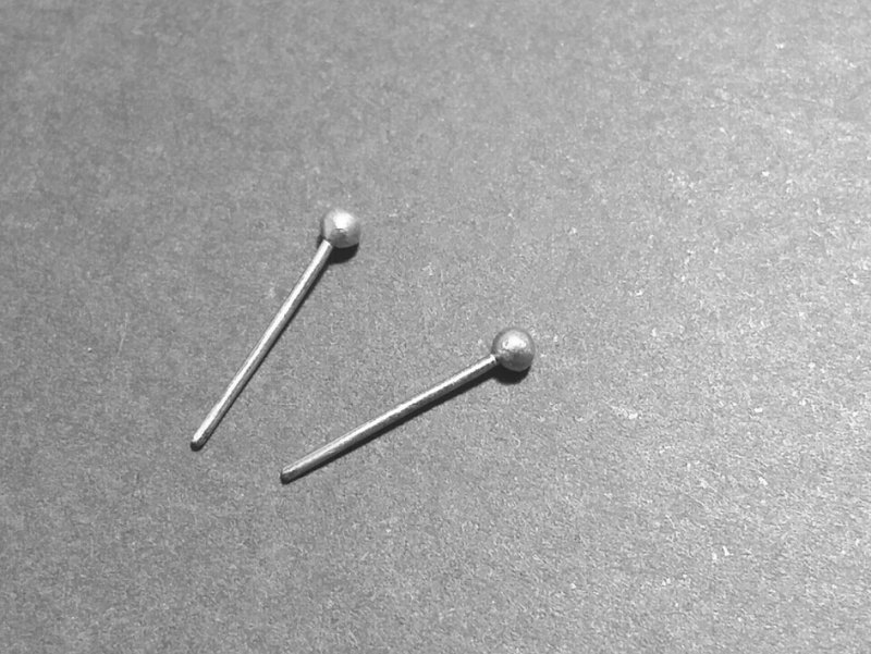 纯银耳饰,轻饰品 - 耳环/耳夹 - 其他金属 银色