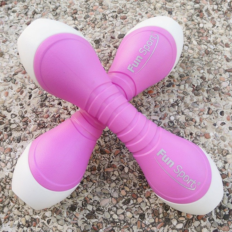 Fun Sport 肌动力哑铃(2公斤)粉红色 (1支1kg) - 运动/健身用品 - 塑料 粉红色